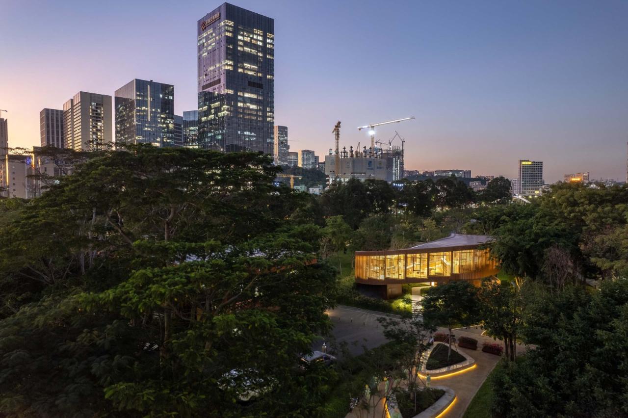 BIM建筑|大沙河生态长廊环形树屋 / 一树建筑工作室