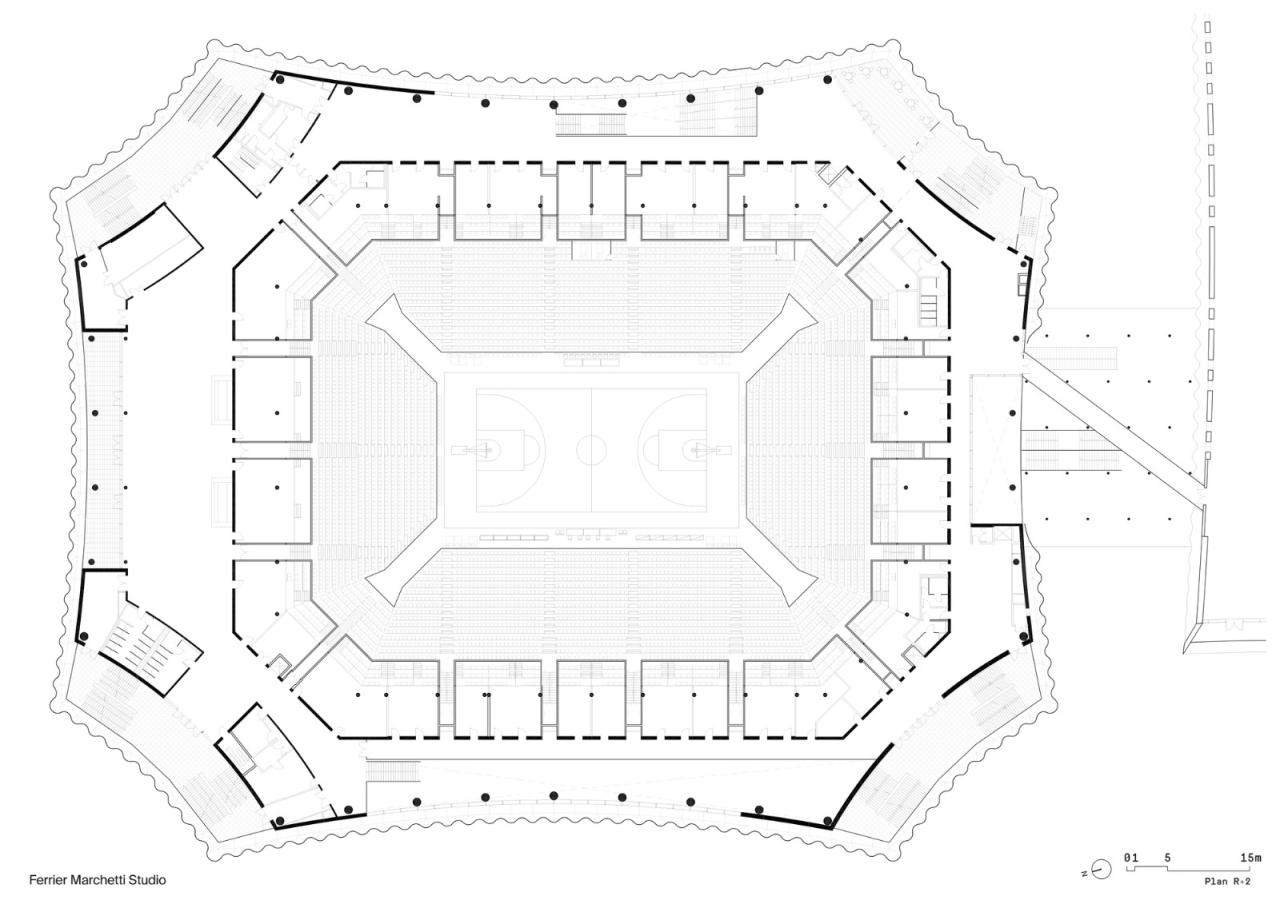 BIM建筑|透明‘外衣’，CO’Met 体育中心 / CMA+FMS+ Populus