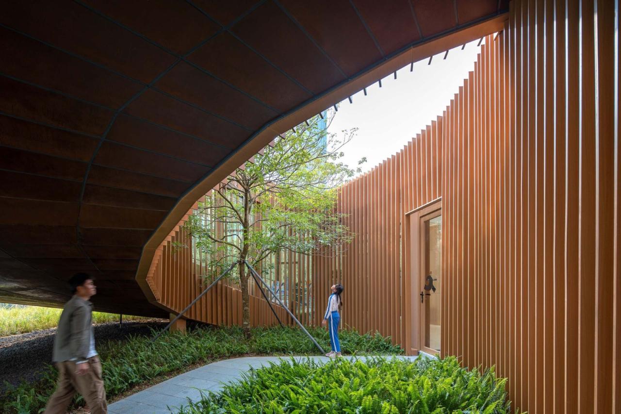 BIM建筑|大沙河生态长廊环形树屋 / 一树建筑工作室