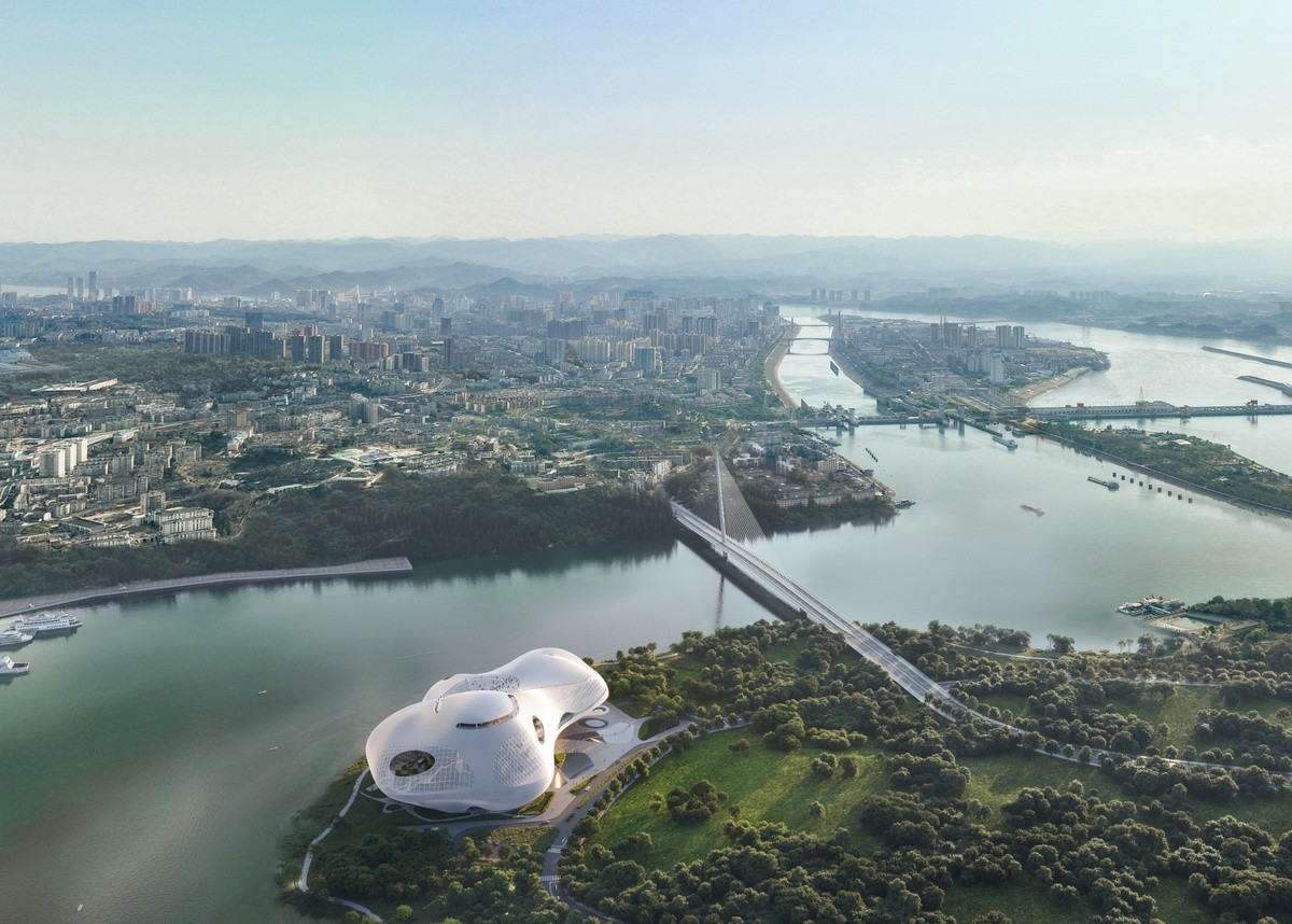 BIM建筑|以建造来修复被破坏的场地：宜昌大剧院中标深化方案 / OPEN