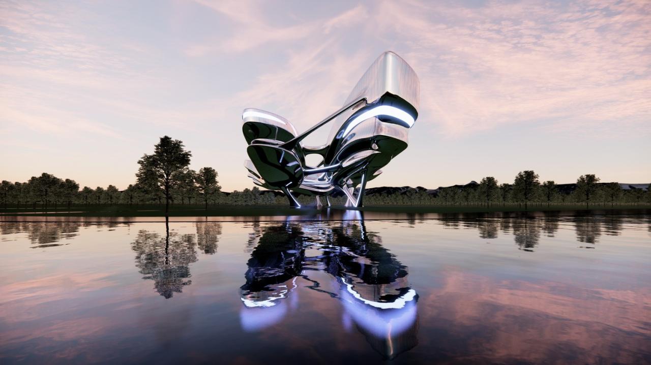 BIM建筑|META CAA LAB为斯芬克斯元宇宙戏剧节创建戏剧之城