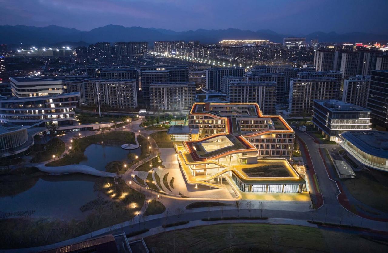 BIM建筑|电子科大长三角研究院（衢州）· 生活中心 / 同济院四时方院创新设计中心