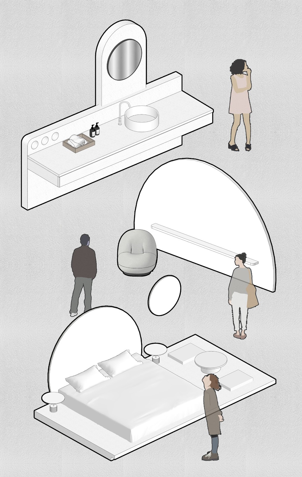 BIM建筑|千山境民宿：渔船回港，千山境 / 巢羽设计事务所