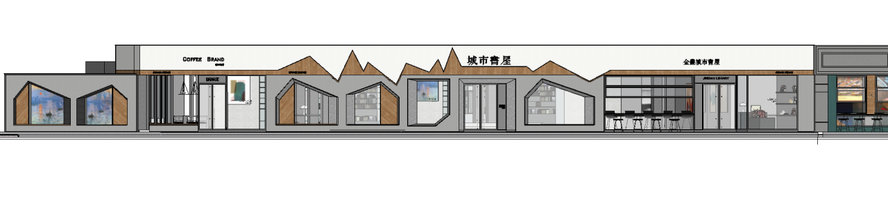 BIM建筑|上海幸乐路城市书屋：书香为邻，家门口的“心灵驿站” / 三益中国