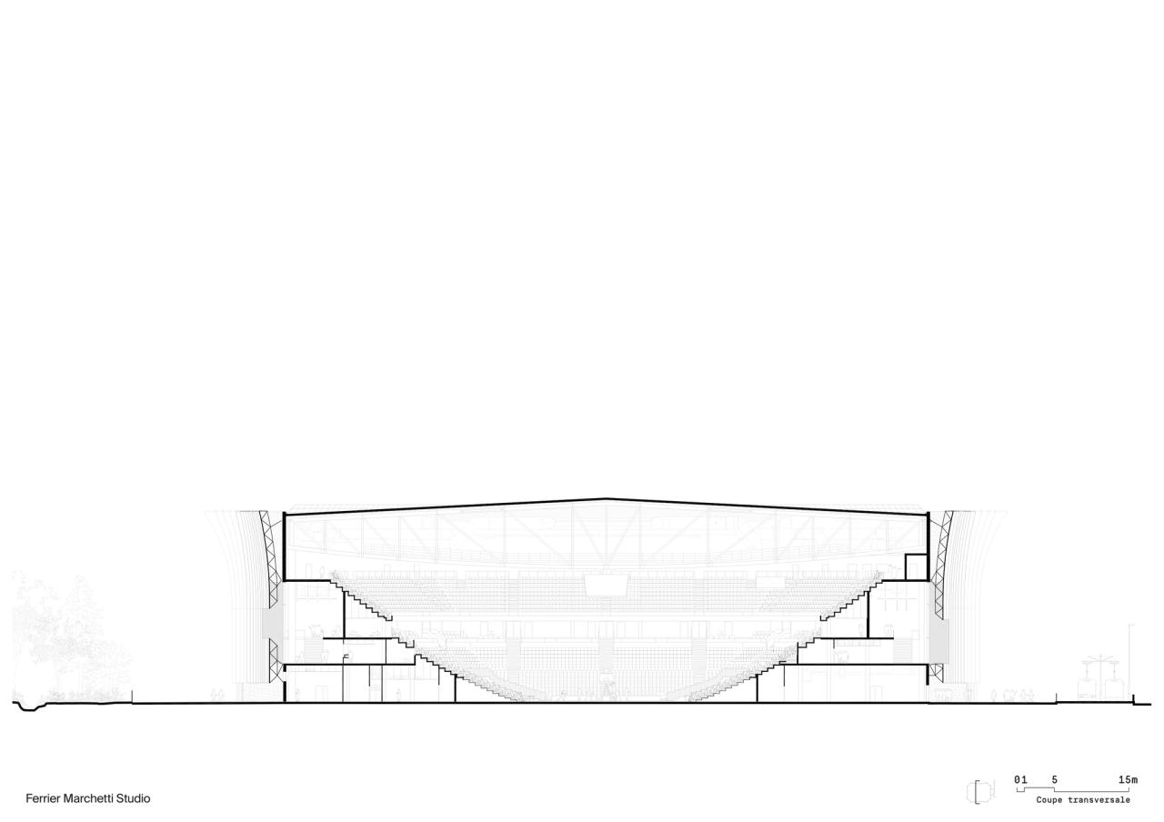 BIM建筑|透明‘外衣’，CO’Met 体育中心 / CMA+FMS+ Populus