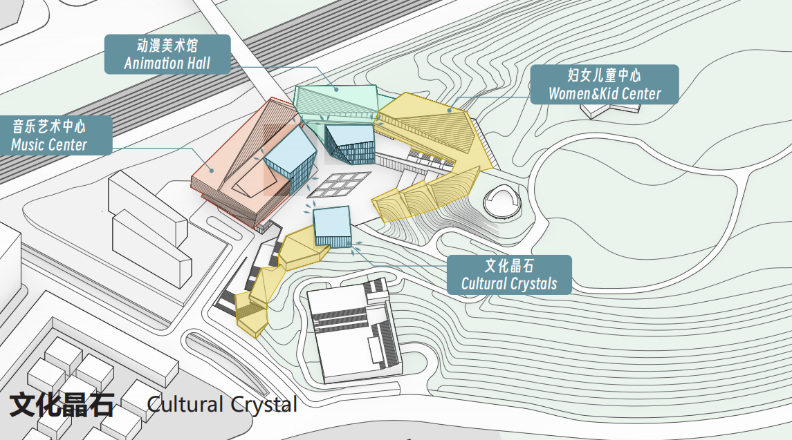 BIM建筑|深圳重点城市文化空间：龙华两心一馆 / AG汇创