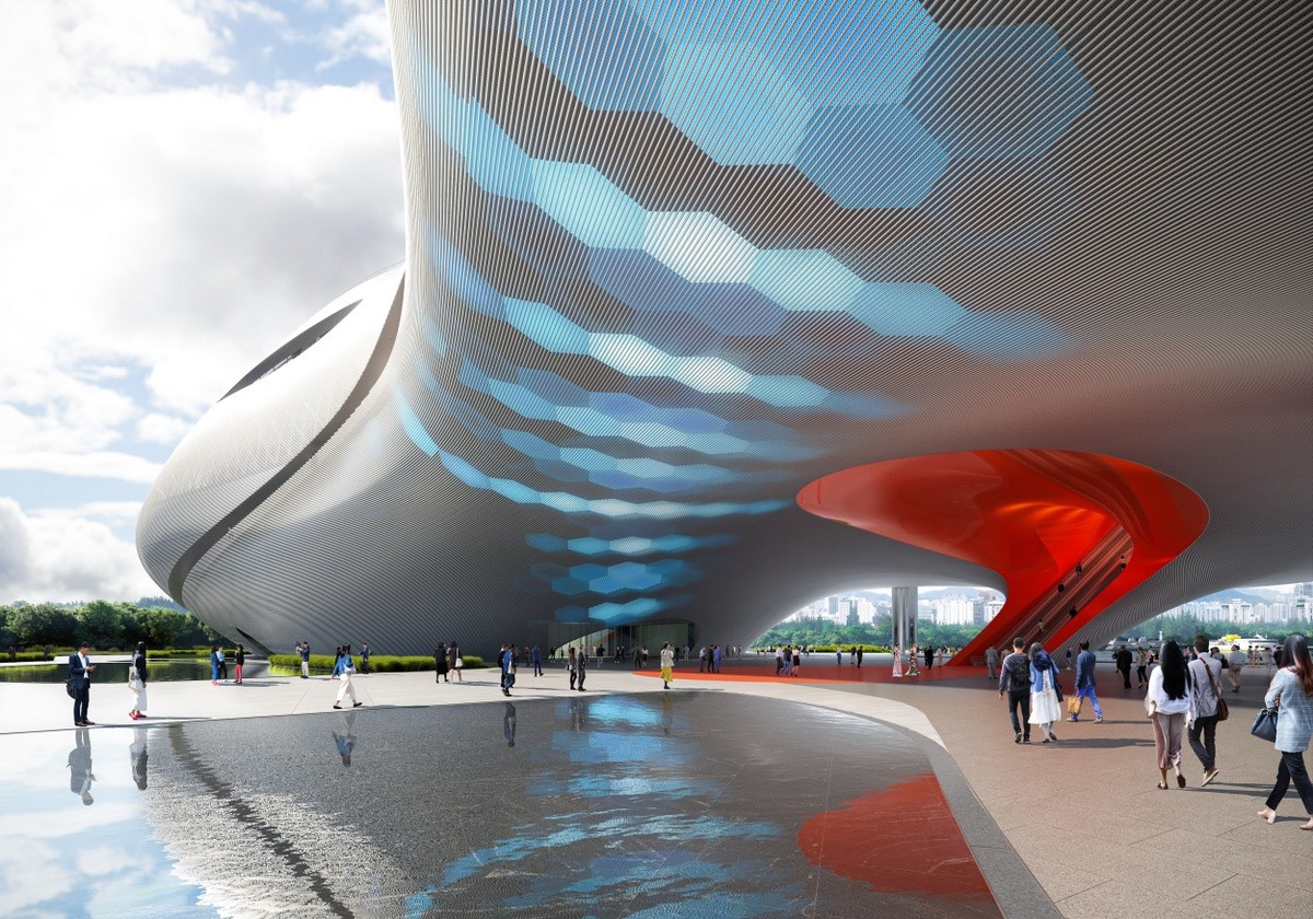 BIM建筑|以建造来修复被破坏的场地：宜昌大剧院中标深化方案 / OPEN