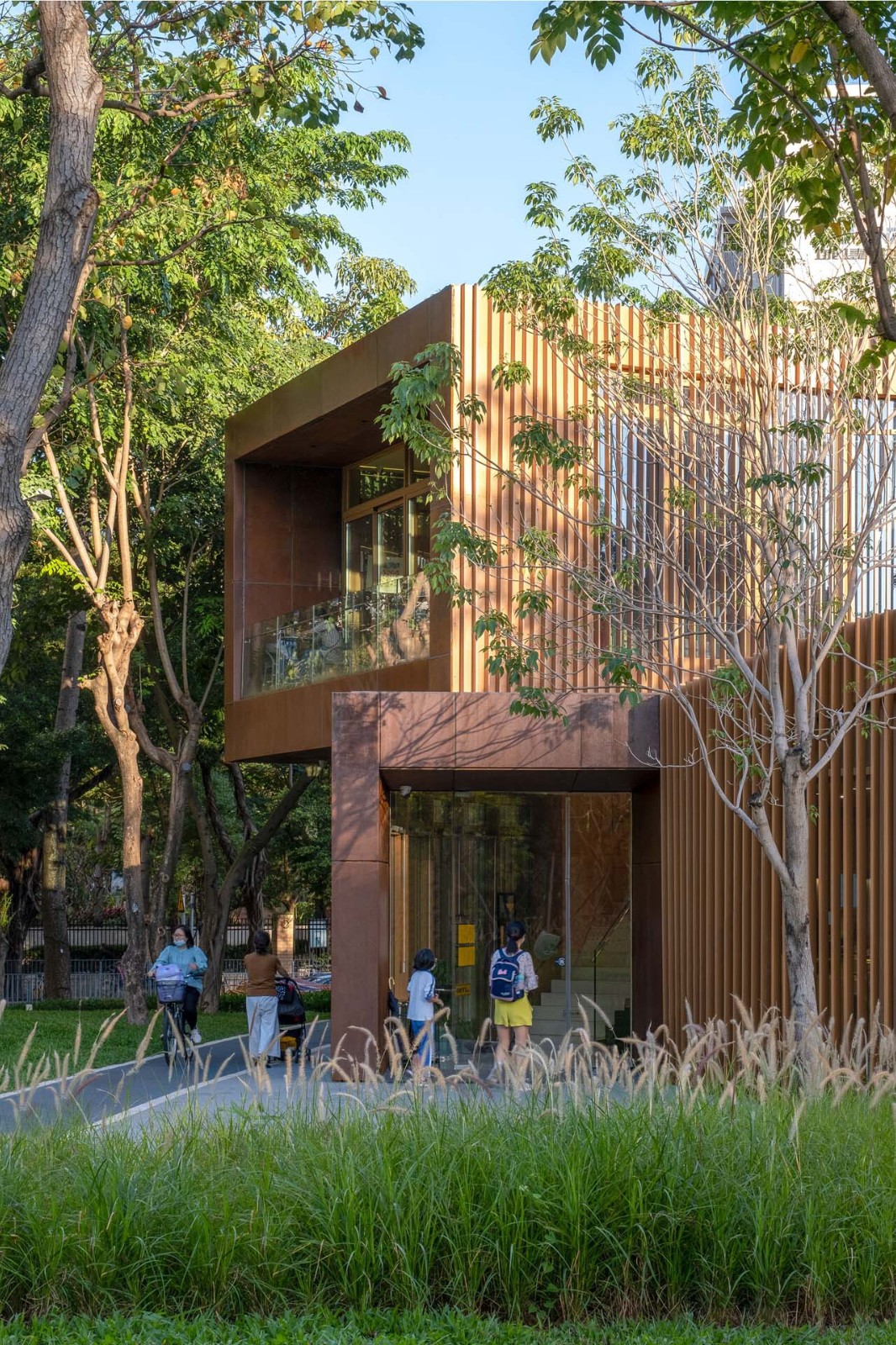 BIM建筑|大沙河生态长廊环形树屋 / 一树建筑工作室