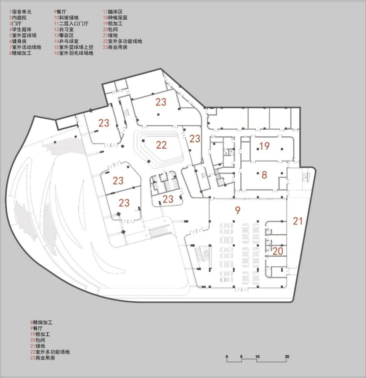 BIM建筑|电子科大长三角研究院（衢州）· 生活中心 / 同济院四时方院创新设计中心