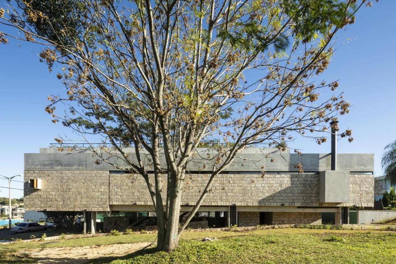 BIM建筑|流通空间，Yvyraju 之家 / OMCM arquitectos