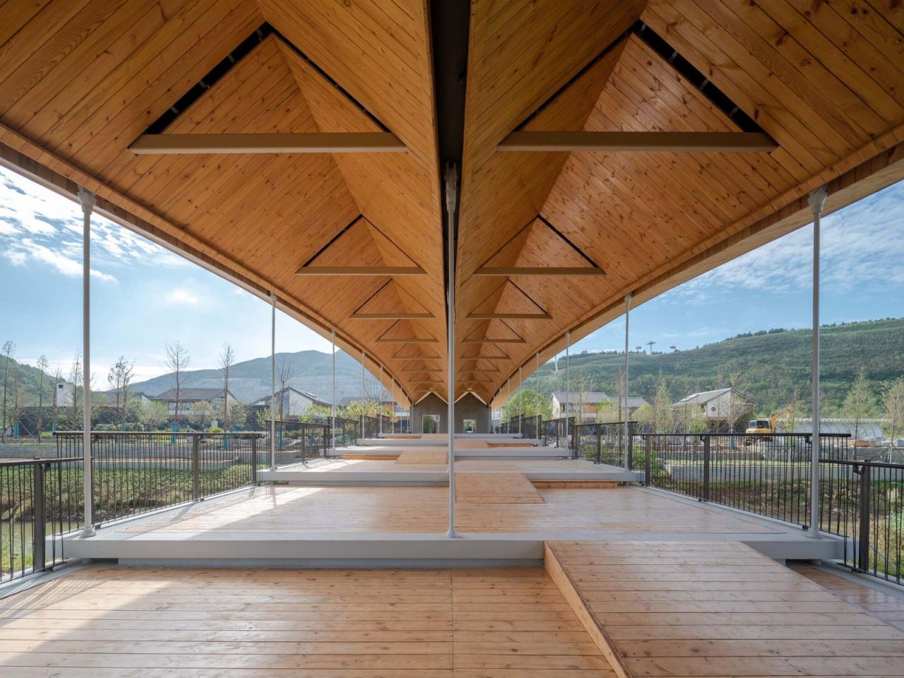 BIM建筑|九间廊桥 / 山水秀建筑事务所