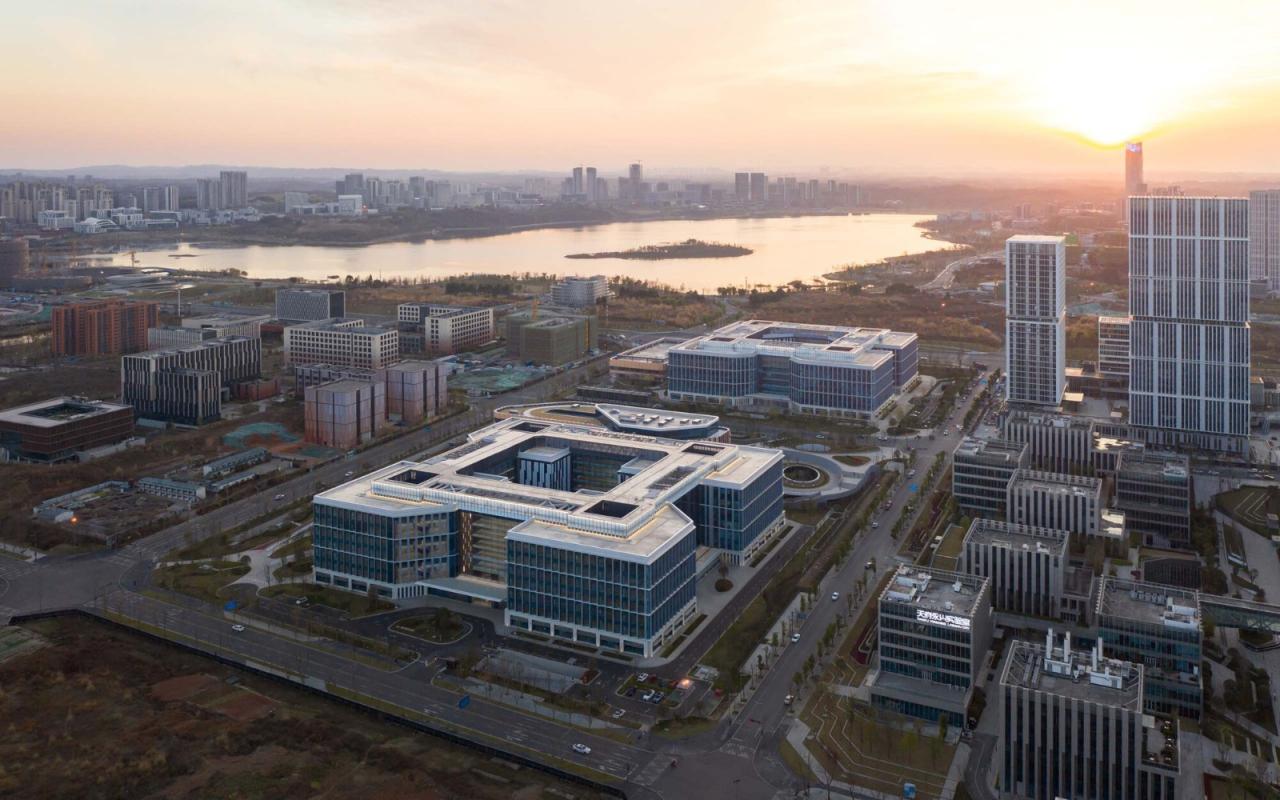 BIM建筑|海康威视成都科技园 / 华东建筑设计研究院