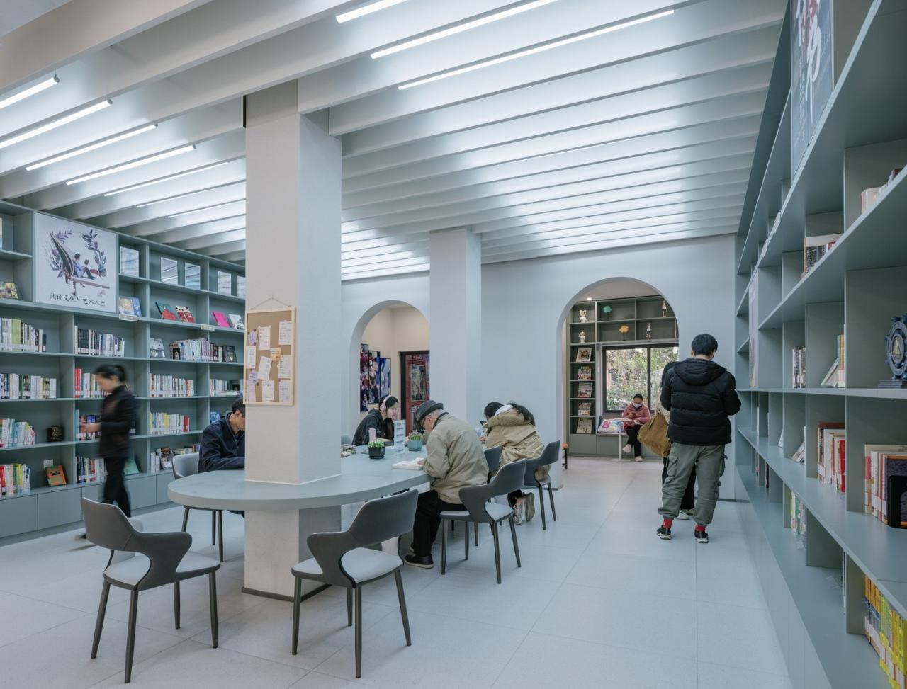 BIM建筑|上海幸乐路城市书屋：书香为邻，家门口的“心灵驿站” / 三益中国