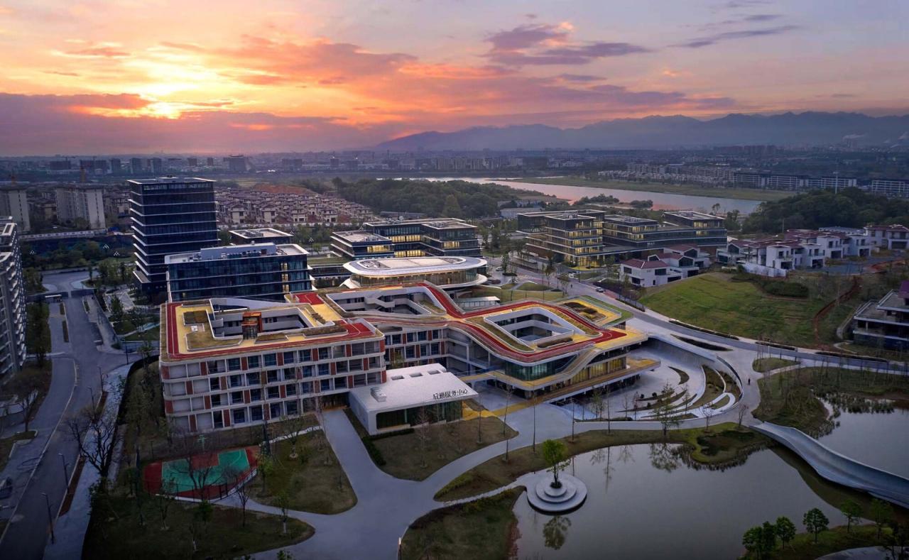 BIM建筑|电子科大长三角研究院（衢州）· 生活中心 / 同济院四时方院创新设计中心