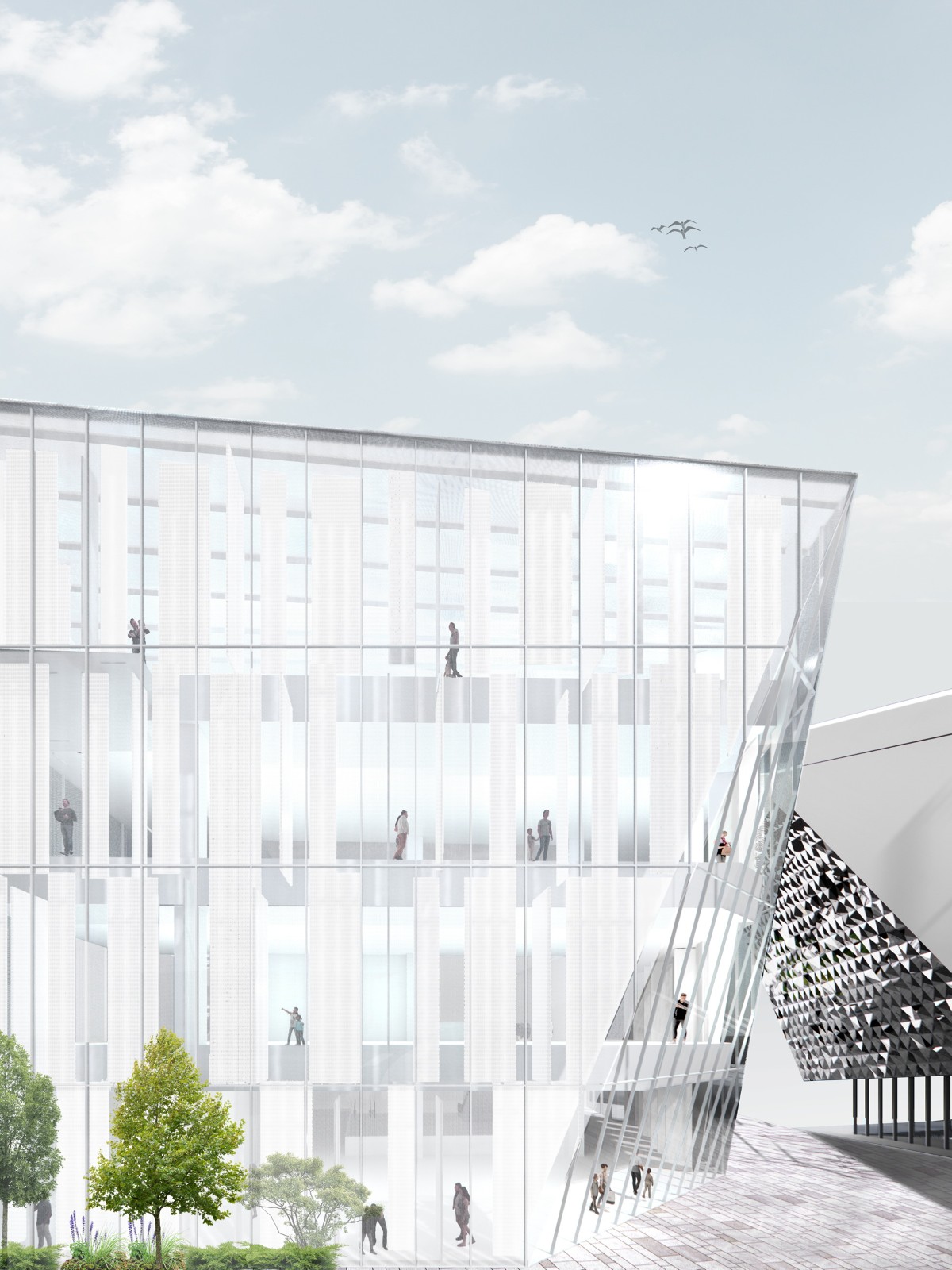 BIM建筑|深圳重点城市文化空间：龙华两心一馆 / AG汇创