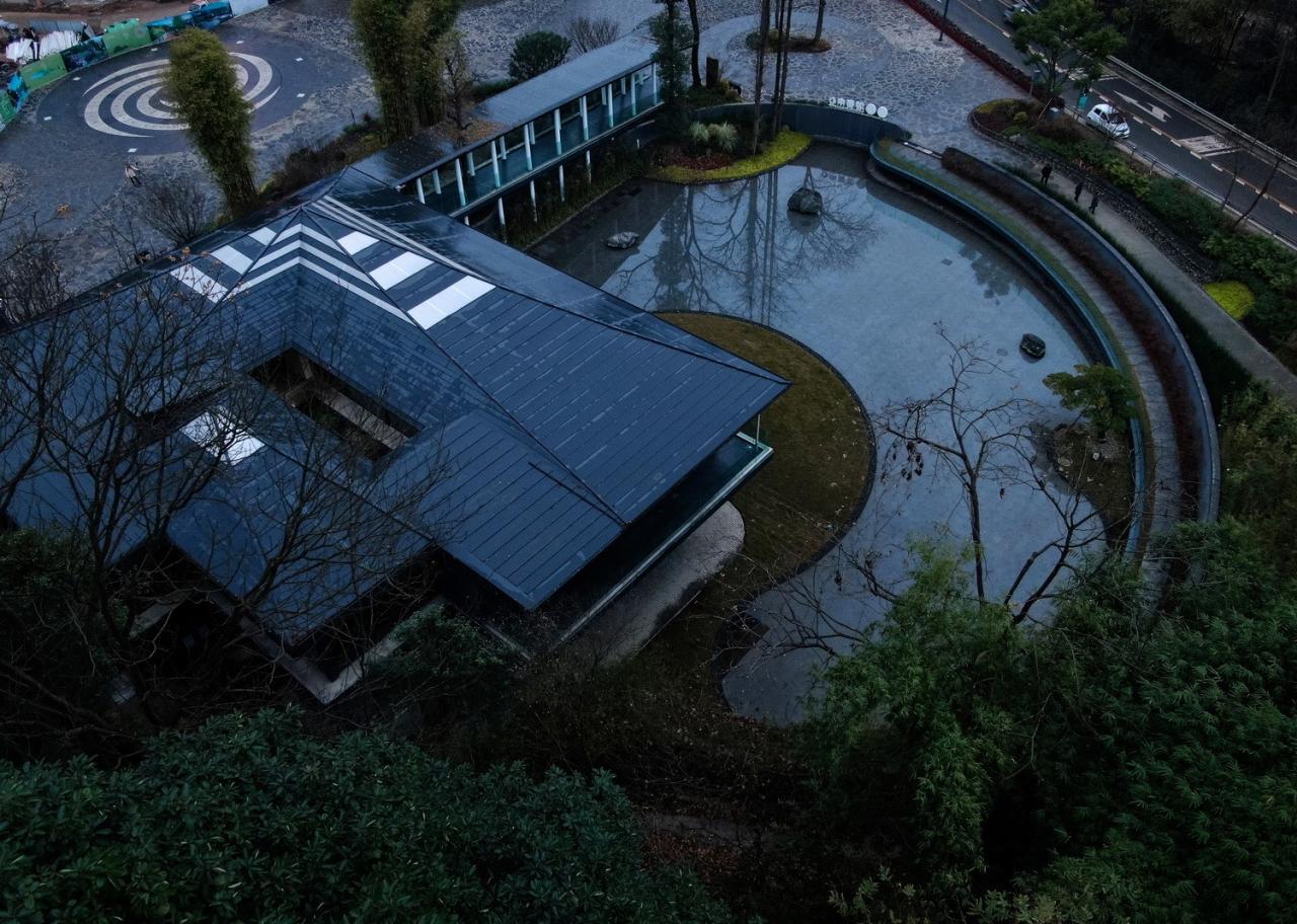 BIM建筑|竹文化的意象解读：崇州·竹艺村游客中心 / 小隐建筑