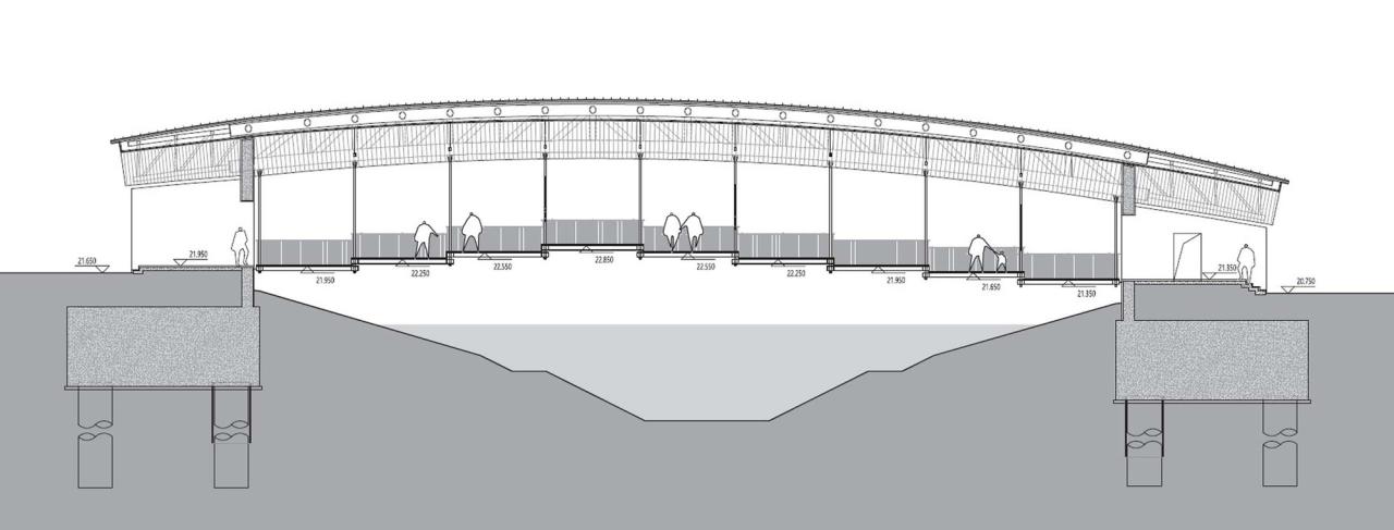 BIM建筑|九间廊桥 / 山水秀建筑事务所