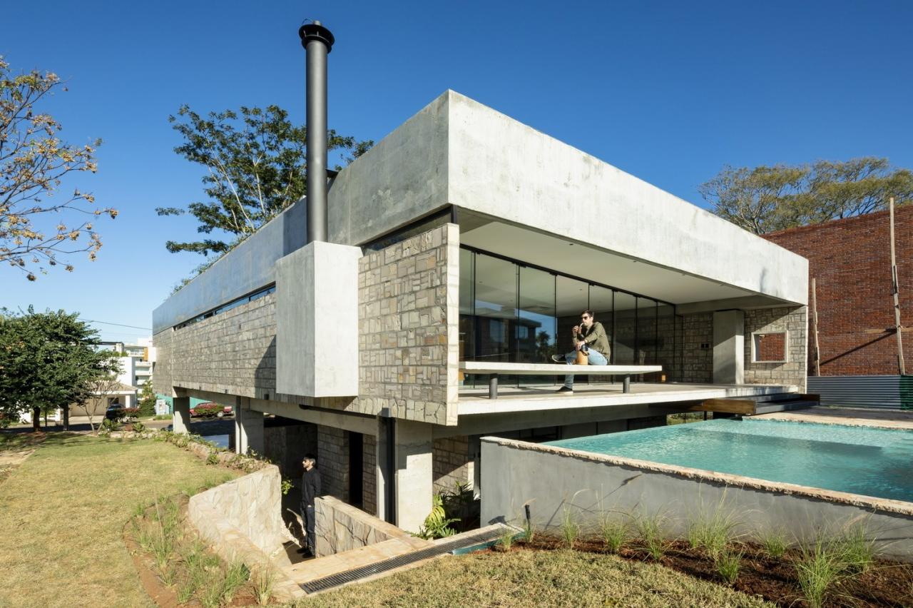 BIM建筑|流通空间，Yvyraju 之家 / OMCM arquitectos