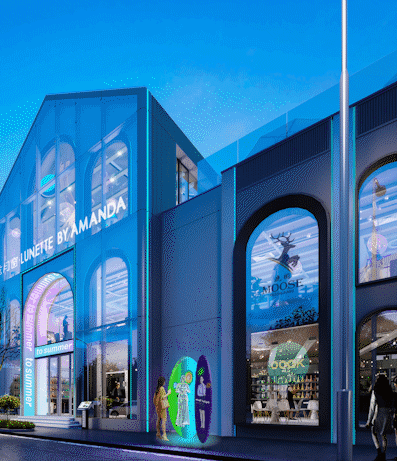 BIM建筑|DT公园西街数字孪生商街更新方案探索 / UUA建筑师事务所