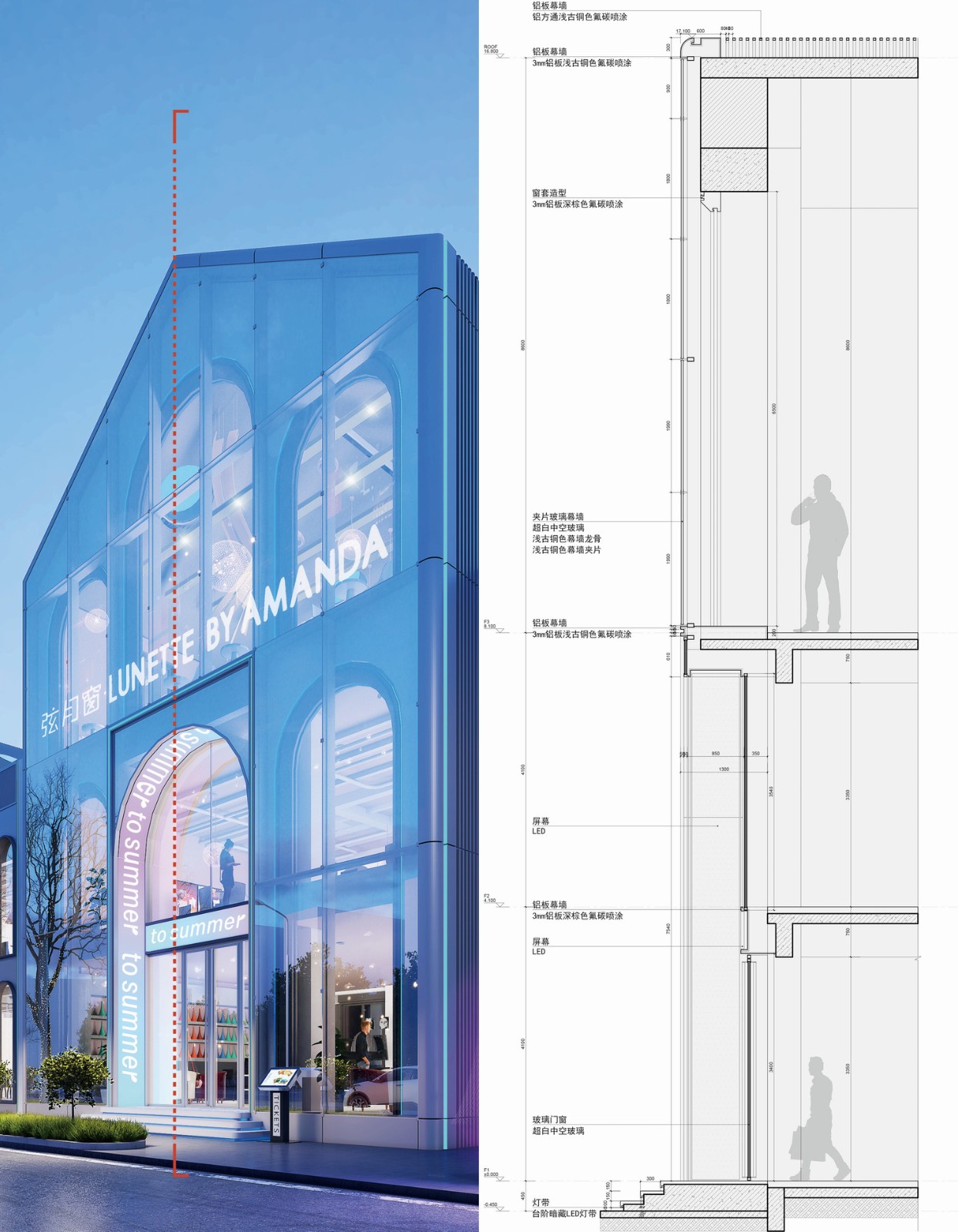 BIM建筑|DT公园西街数字孪生商街更新方案探索 / UUA建筑师事务所