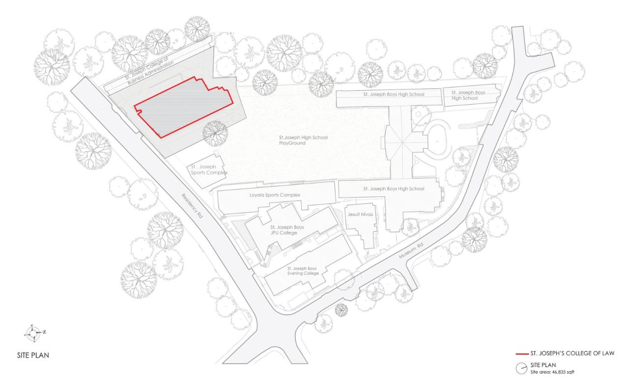 BIM建筑|班加罗尔圣约瑟夫法学院 / BetweenSpaces