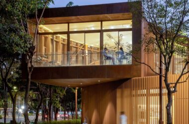 BIM建筑|大沙河生态长廊环形树屋 / 一树建筑工作室-BIM建筑网