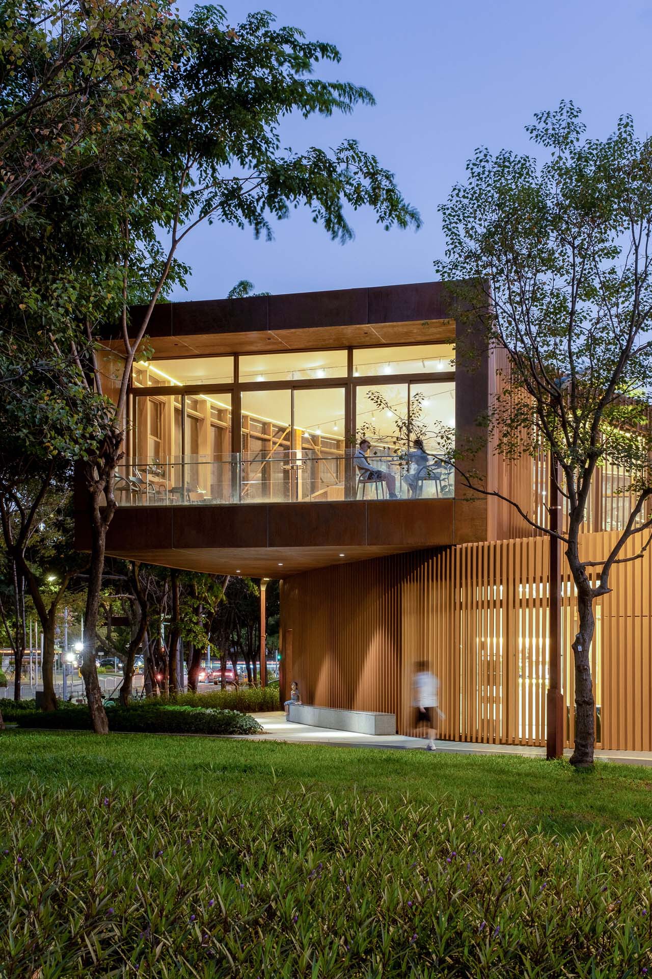 BIM建筑|大沙河生态长廊环形树屋 / 一树建筑工作室