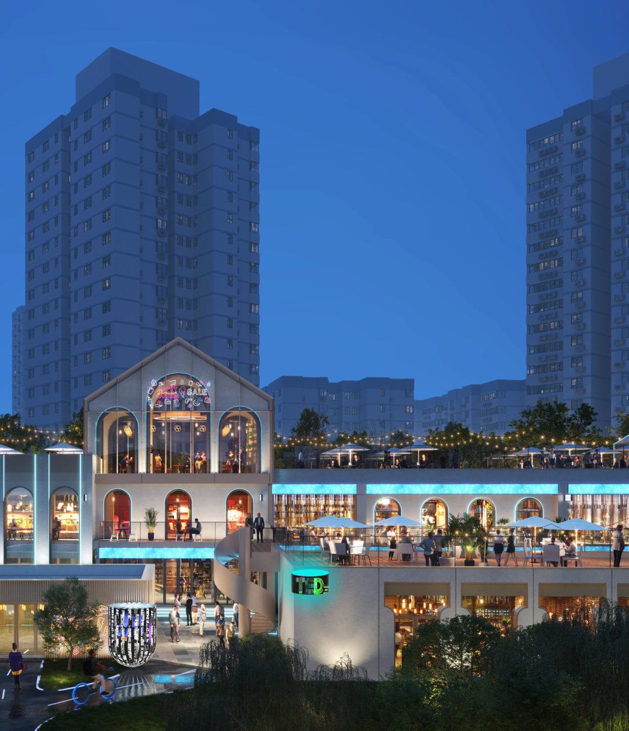 BIM建筑|DT公园西街数字孪生商街更新方案探索 / UUA建筑师事务所