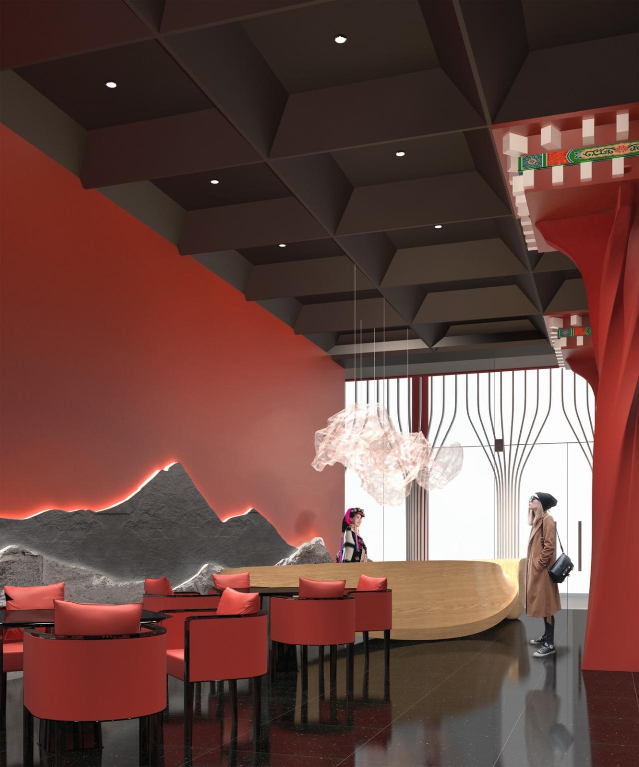 BIM建筑|西索石寨——马尔康市西索村文化综合体建筑设计 / 外行建筑