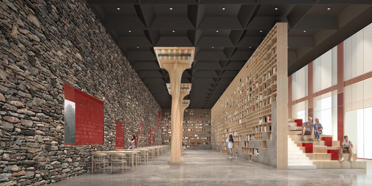 BIM建筑|西索石寨——马尔康市西索村文化综合体建筑设计 / 外行建筑