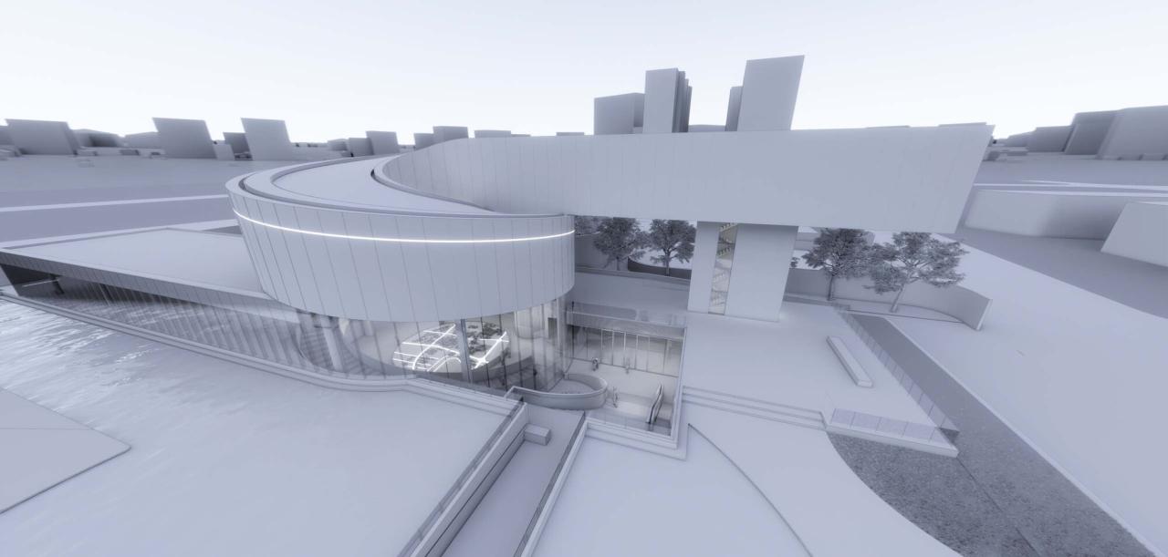 BIM建筑|郑州市刘庄城市发展博物馆 / 上海霍普建筑设计