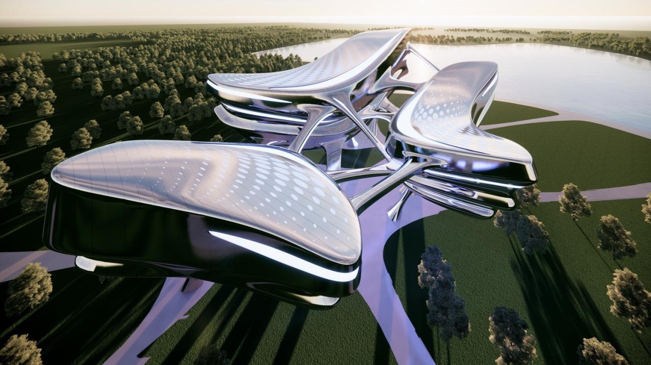 BIM建筑|META CAA LAB为斯芬克斯元宇宙戏剧节创建戏剧之城