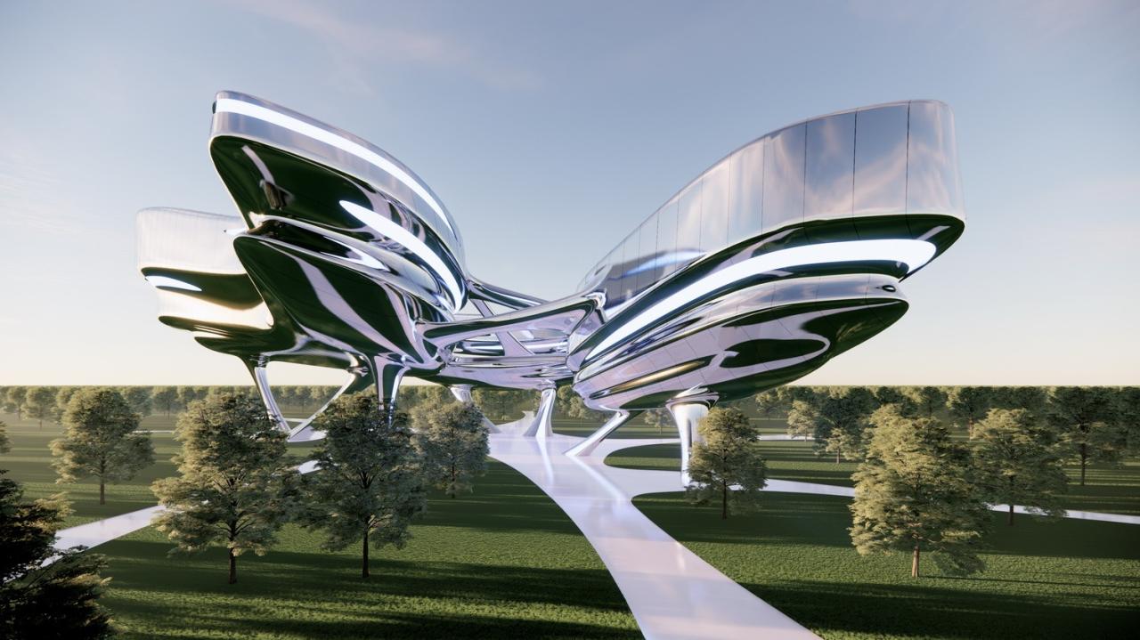 BIM建筑|META CAA LAB为斯芬克斯元宇宙戏剧节创建戏剧之城