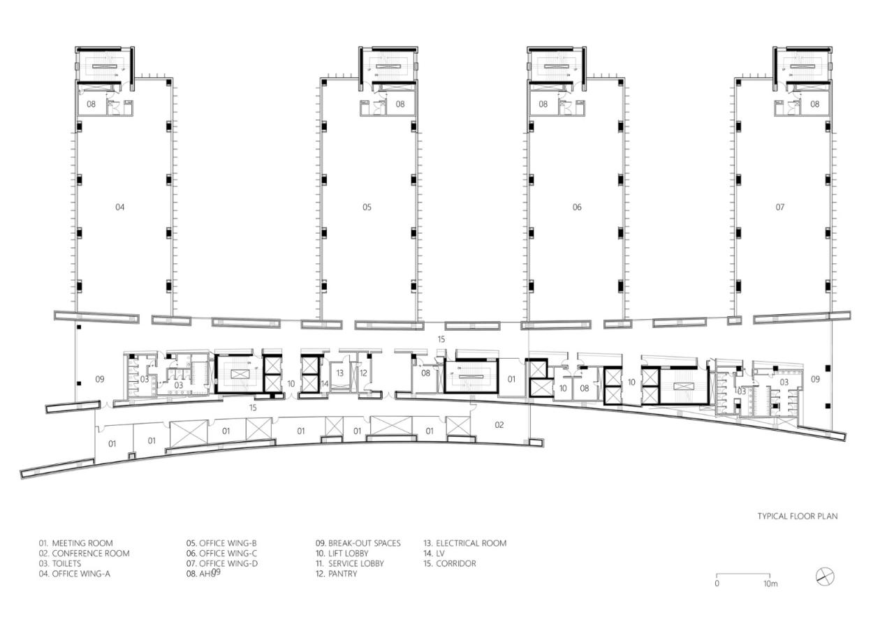 BIM建筑|Zydus 总部大楼 / Morphogenesis