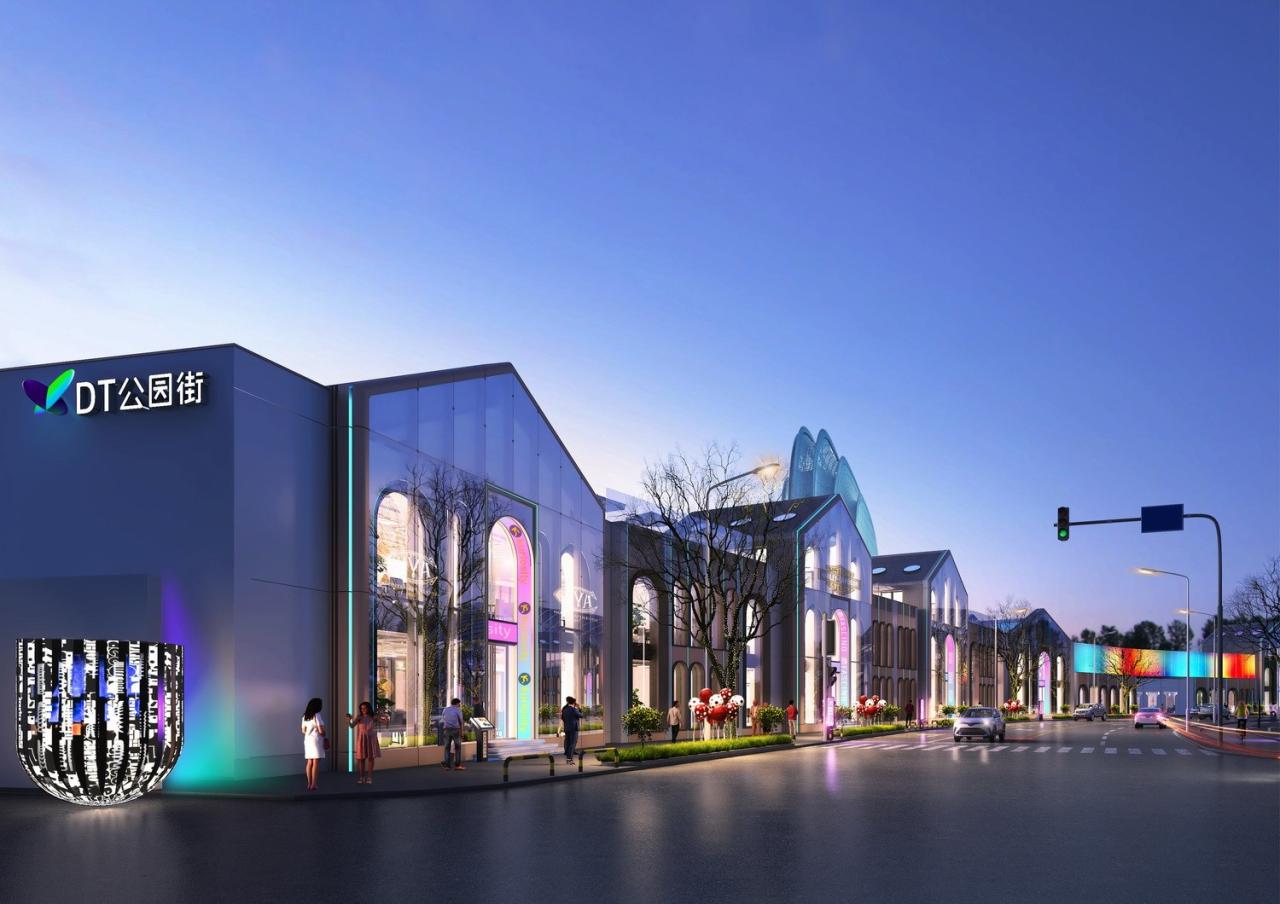 BIM建筑|DT公园西街数字孪生商街更新方案探索 / UUA建筑师事务所