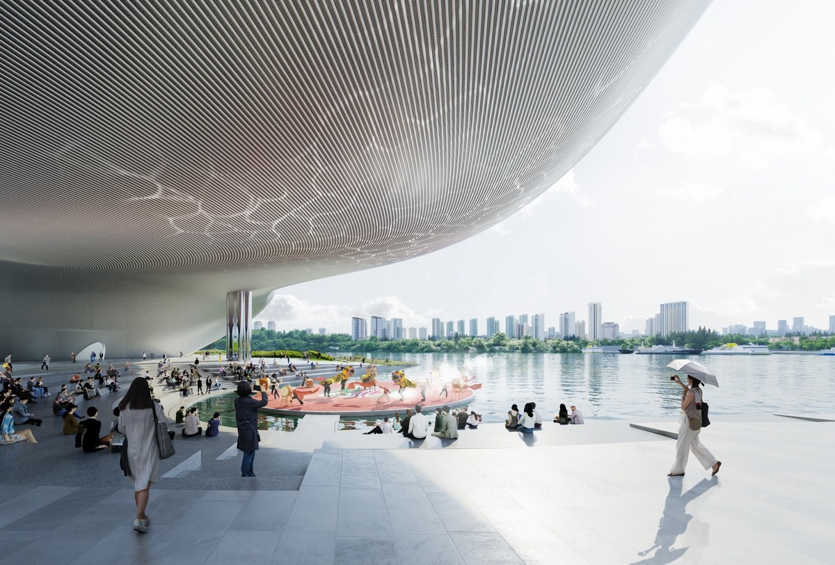 BIM建筑|以建造来修复被破坏的场地：宜昌大剧院中标深化方案 / OPEN