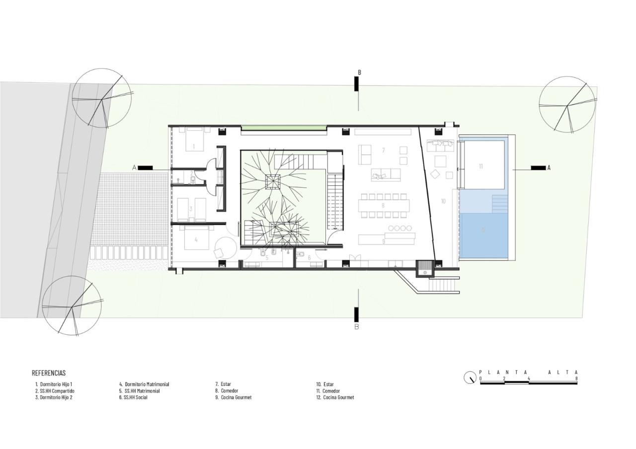 BIM建筑|流通空间，Yvyraju 之家 / OMCM arquitectos