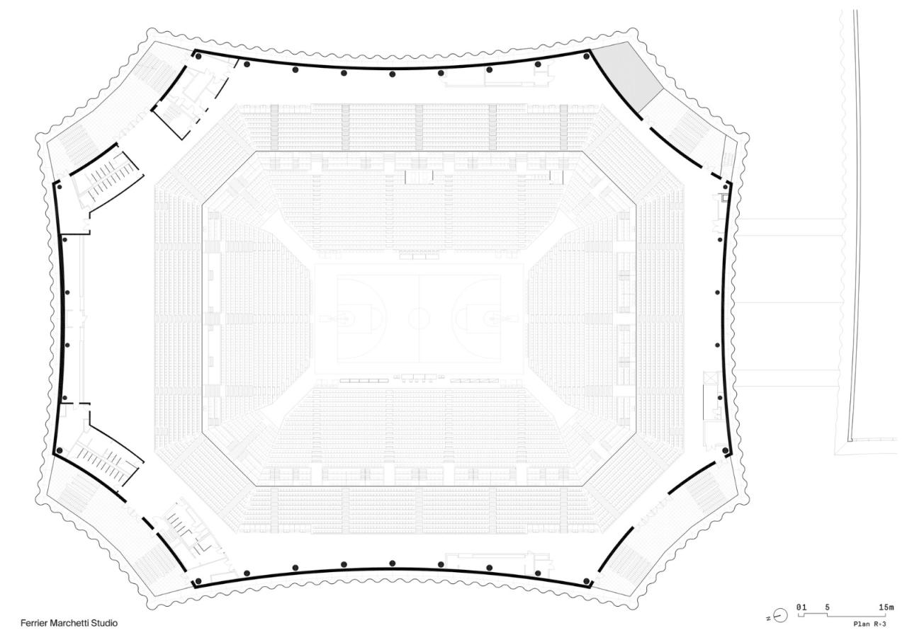 BIM建筑|透明‘外衣’，CO’Met 体育中心 / CMA+FMS+ Populus