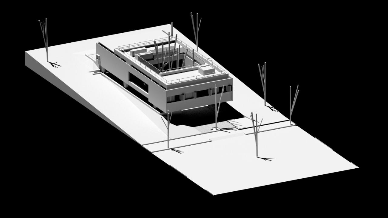 BIM建筑|流通空间，Yvyraju 之家 / OMCM arquitectos