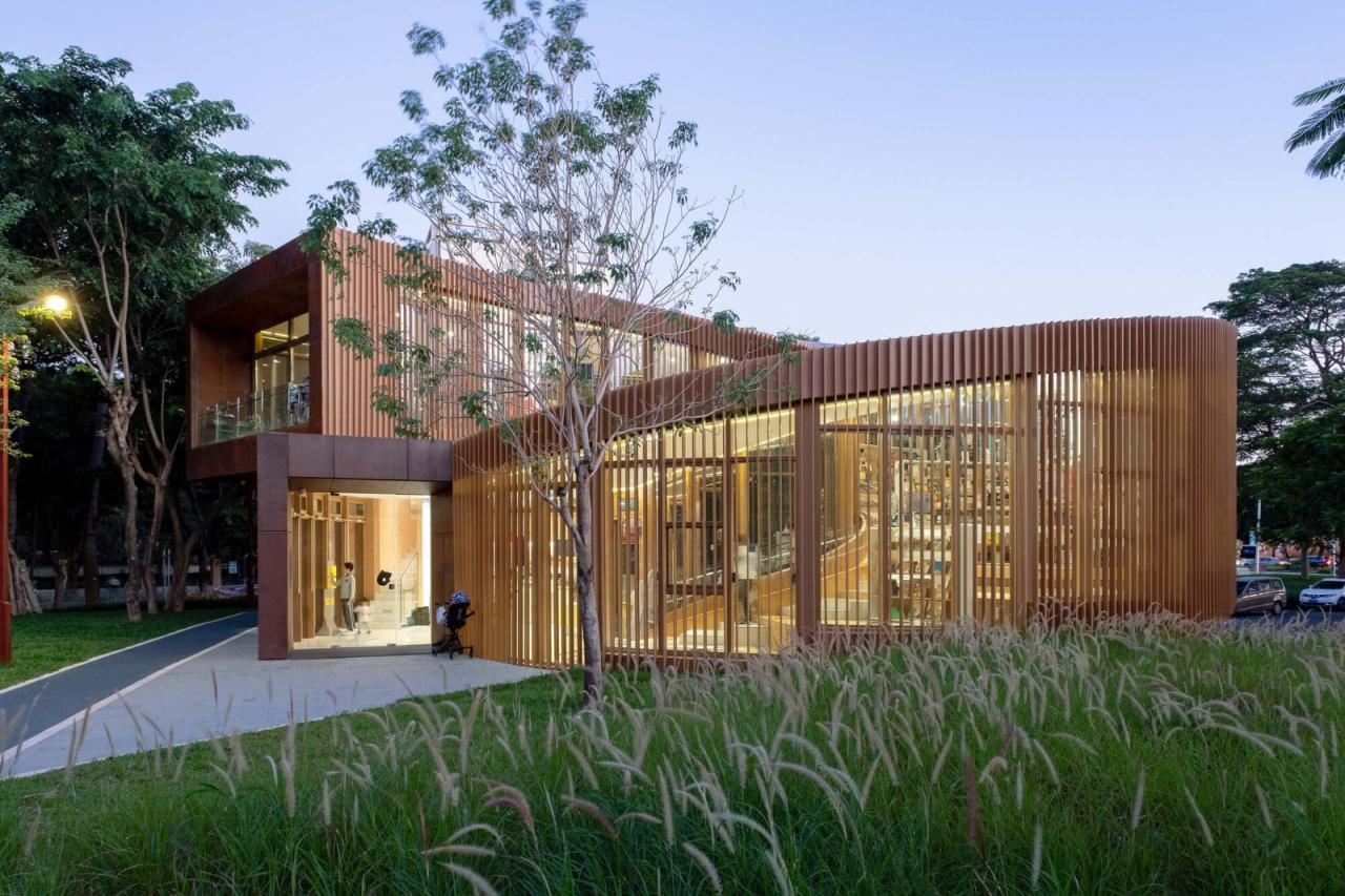 BIM建筑|大沙河生态长廊环形树屋 / 一树建筑工作室