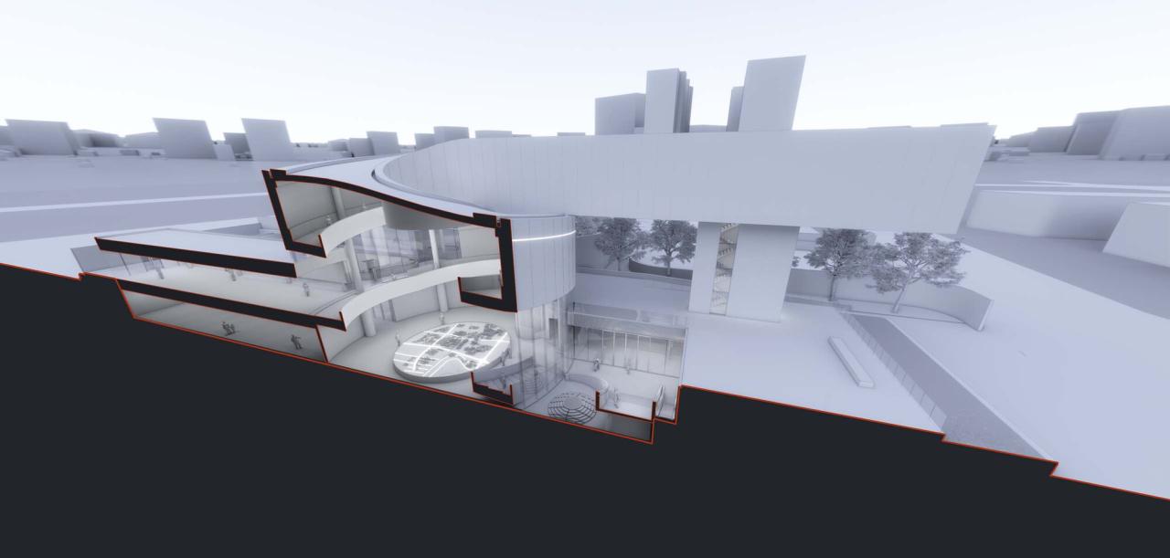 BIM建筑|郑州市刘庄城市发展博物馆 / 上海霍普建筑设计