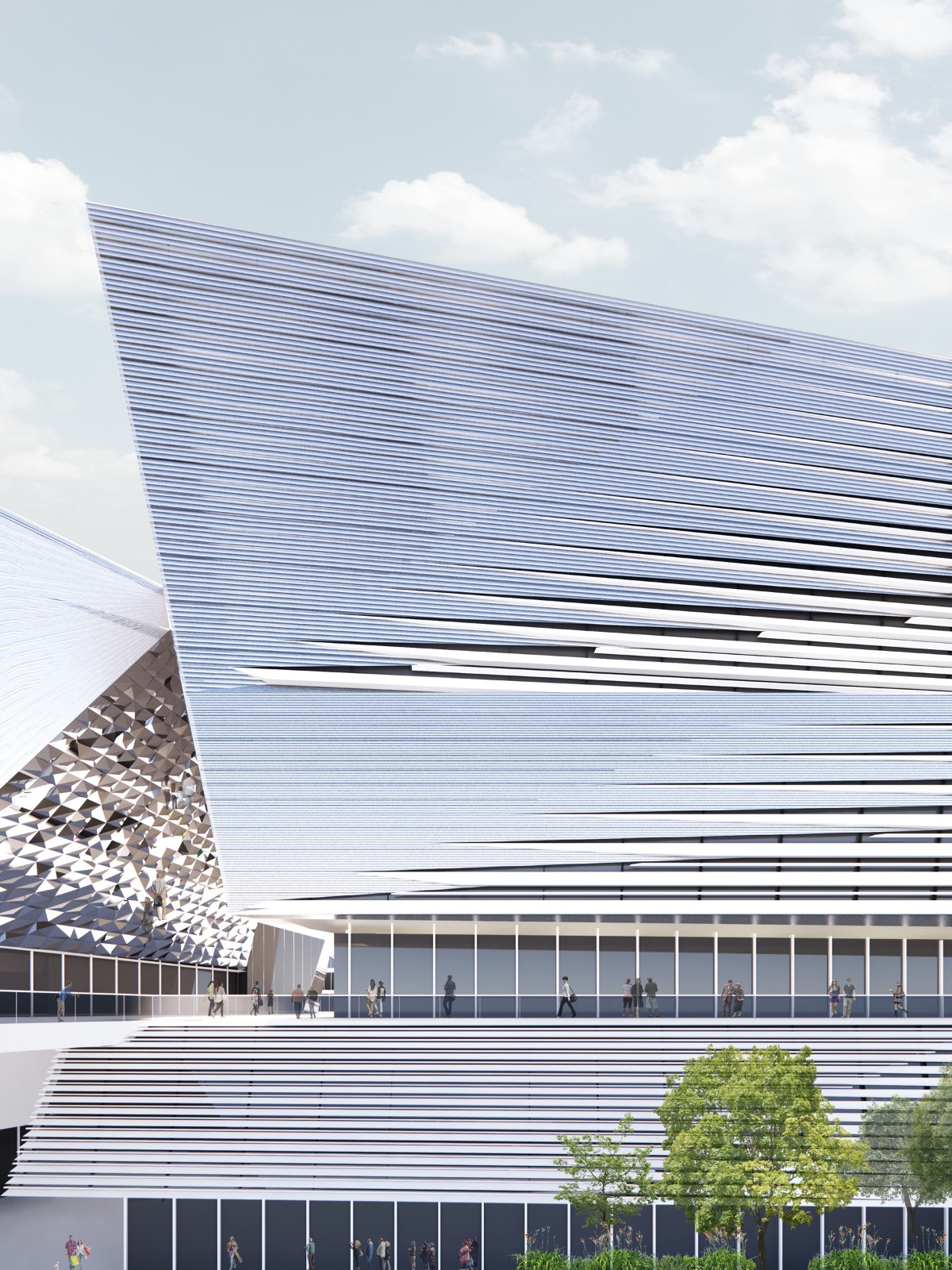 BIM建筑|深圳重点城市文化空间：龙华两心一馆 / AG汇创