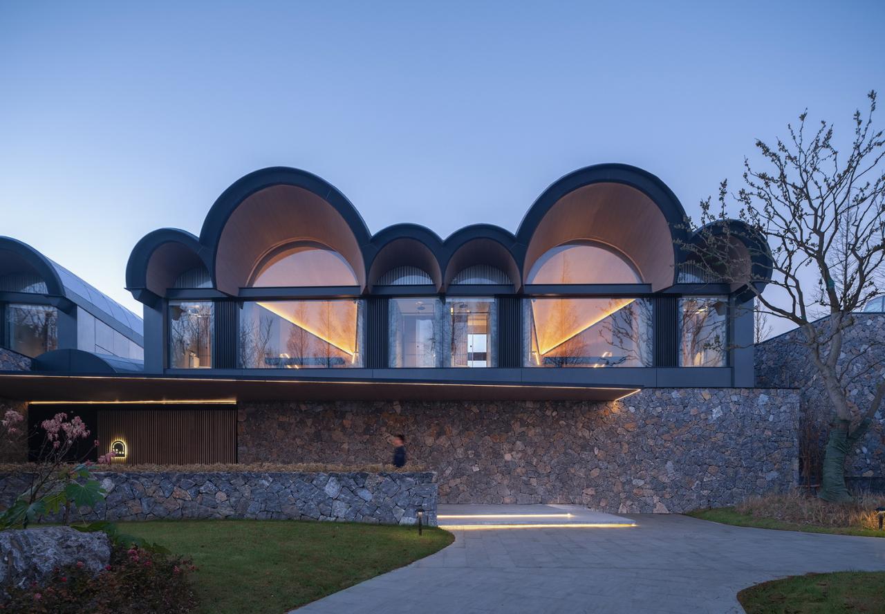 BIM建筑|泊船与人烟，曲水善湾船坞民宿 / goa大象设计