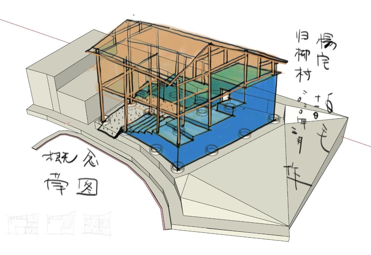 BIM建筑|归柳杨宅 / 無名营造社建筑事务所