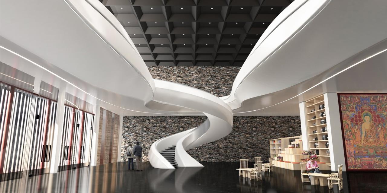 BIM建筑|西索石寨——马尔康市西索村文化综合体建筑设计 / 外行建筑