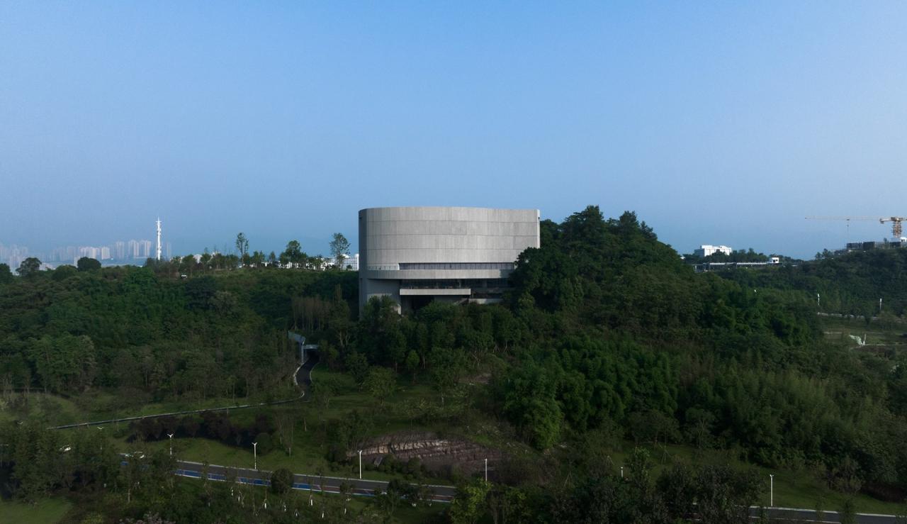 BIM建筑|重庆两江协同创新区规划展示中心 / 汤桦建筑设计