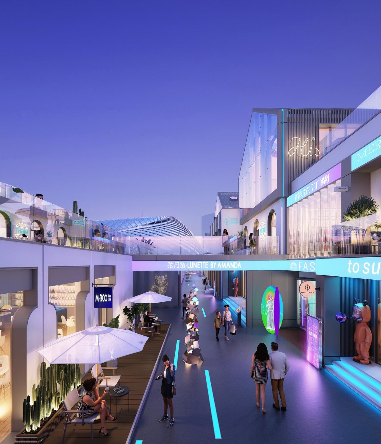 BIM建筑|DT公园西街数字孪生商街更新方案探索 / UUA建筑师事务所