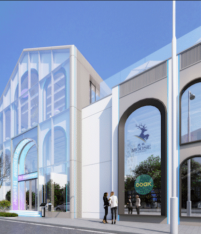 BIM建筑|DT公园西街数字孪生商街更新方案探索 / UUA建筑师事务所