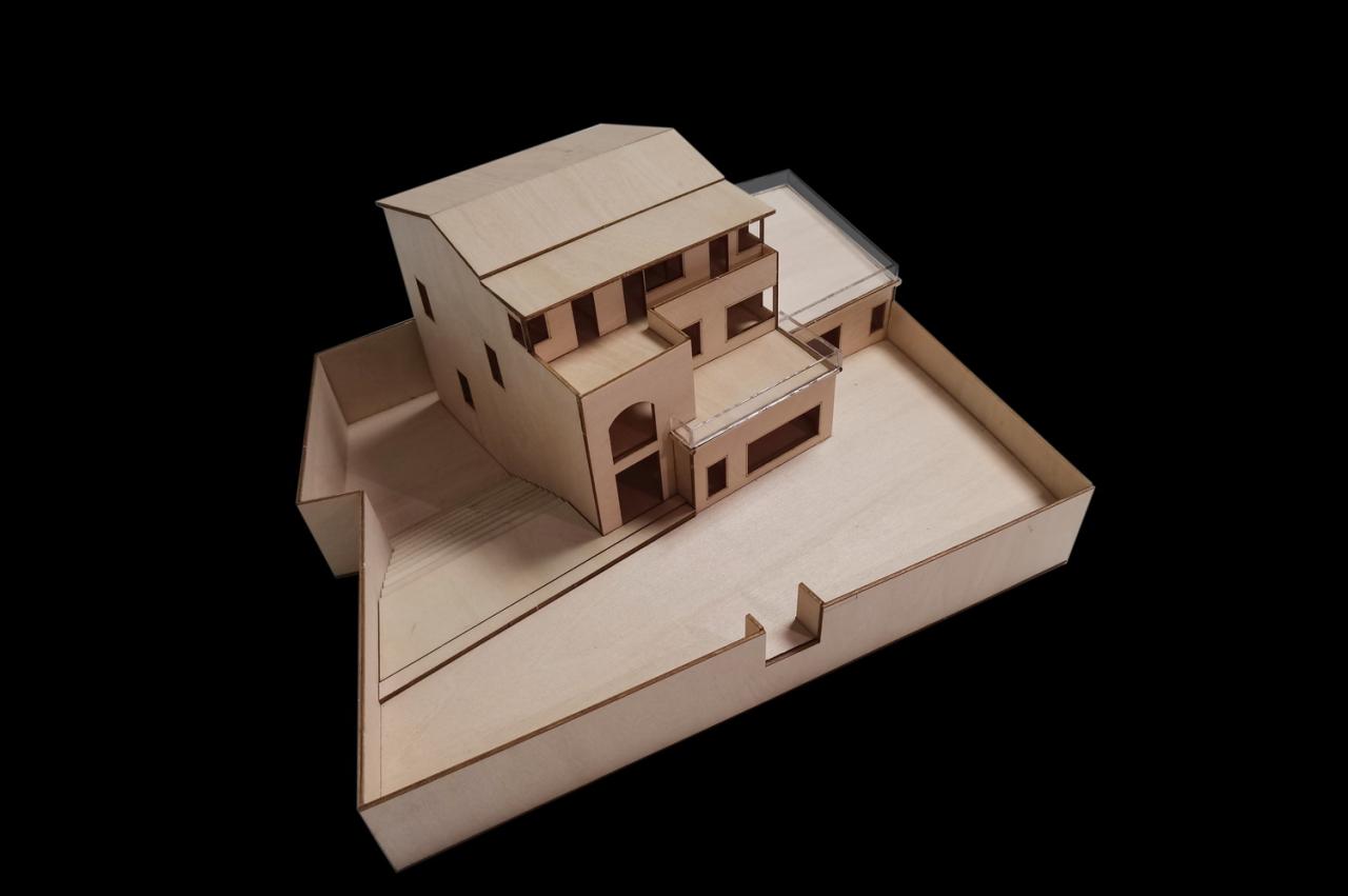 BIM建筑|环湖公路边的度假餐吧 / 平介设计