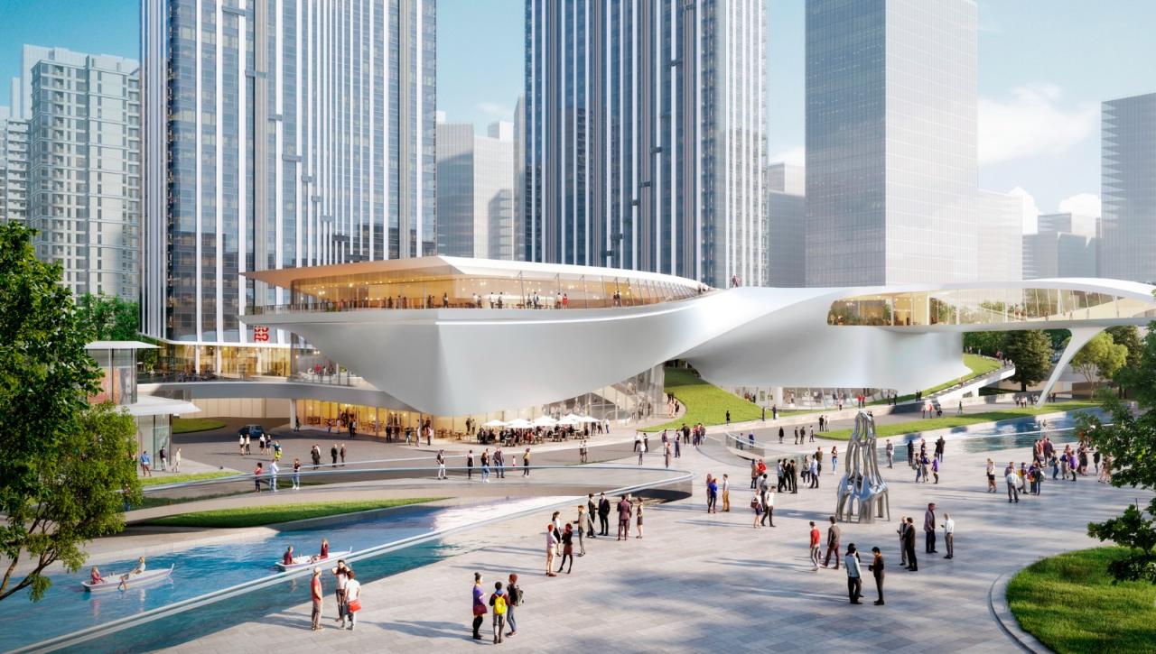 BIM建筑|南京全新人本综合发展项目方案 / UNStudio